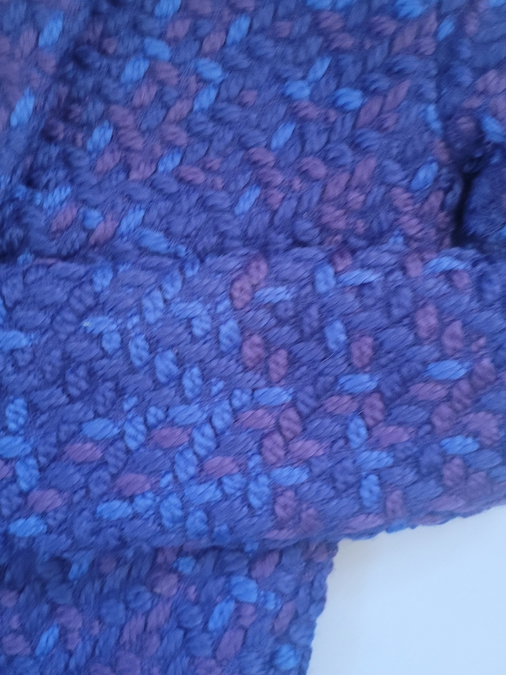 Desigual Women's Blue Textured Button-Front Coat - Picture 6 of 15